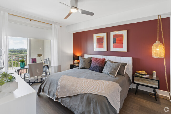 2BR, 2BA - 1,159SF - Bedroom