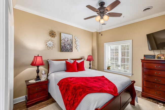 2BR, 1BA - 1,129SF - Bedroom