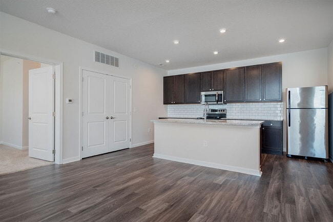 Spacious Kitchen Area with Kitchen Island