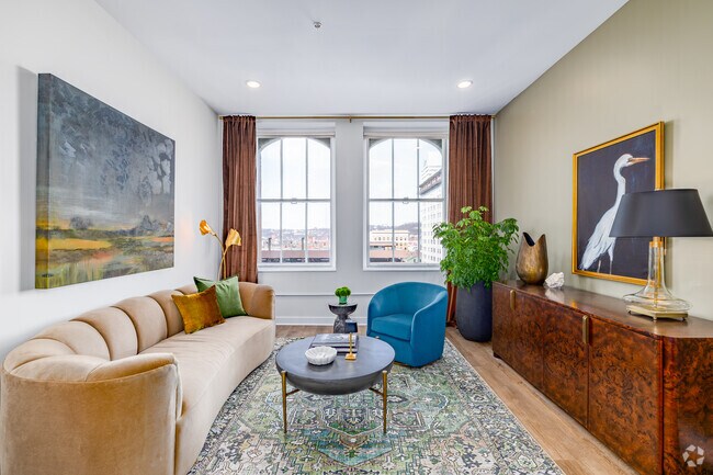 2BR. 2BA - 1,278SF - Living Room