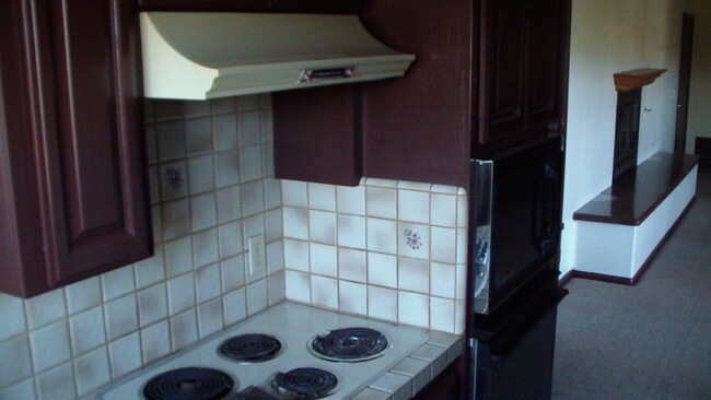 Electric stove, oven, refrigerator, microwave, filtered water and garbage disposal. - 2373 Mountain View Dr Apartment