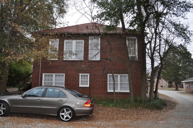 Rear of building