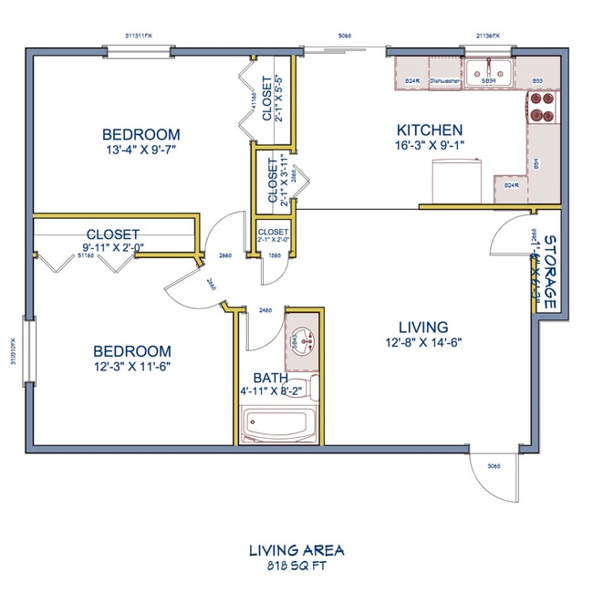 Photo - Great 2 bedroom apartment with all-new carpet Unidad 416 6th