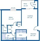 1BR/1BA