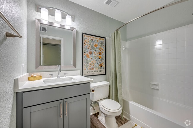 1BR, 1BA - 750SF - Bathroom