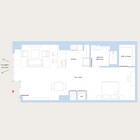 Disposición del estudio de trabajo en vivo