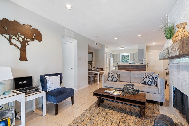 Living room and kitchen - 12100 Melville Dr Unit 610