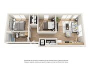 Clásico, 2 habitaciones, 1 baño