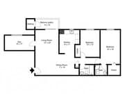 2BD/2BA with Den