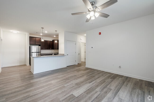 2BR, 2BA - 1,128SF - Living Room