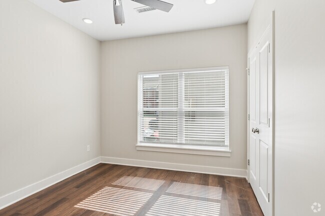 2BR, 1BA - 745SF - Primary Bedroom - Lofts at Cherry Hill - East Village