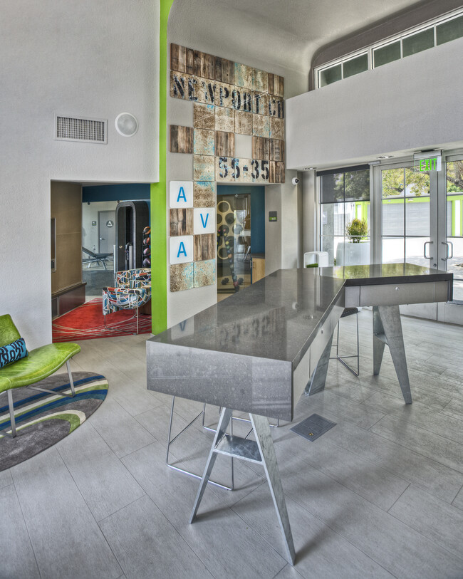 Resident Lounge - AVA Newport Apartments
