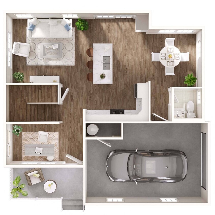 Floor Plan - Cottage - 2 Story