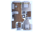2 Bedroom/2 Bathroom-874