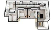Standard D2 - 4 Bed 3 Bath