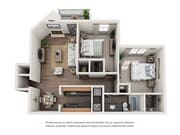 1250West_B1Classic_2b1b_875sf_3D
