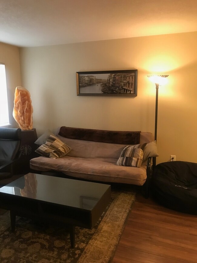 Sala de estar abierta con luz natural dada la unidad final. - 1209 W Plum St Unidad B5