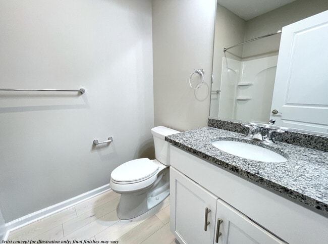 Secondary Bathroom w. Tub/Shower Combo - Howard Meadow Apartment Homes