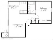 1BR/1BA