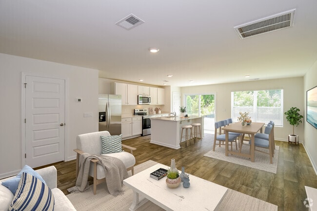 Waterside at Rice Hope an ARK Homes Community - Savannah, GA - Denmark - Living Room - Dinning Romm - Waterside at Rice Hope Rental