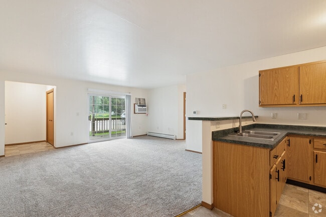 2BR, 1BA - 900SF - Living Room - Rangeview Villas