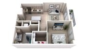 One Bedroom One Bath (738)