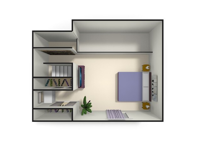 1bd-1ba-loft-2nd-fl 3-d