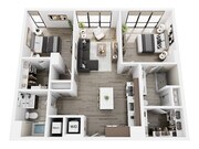 B2-2 floor plan Harrison Residences