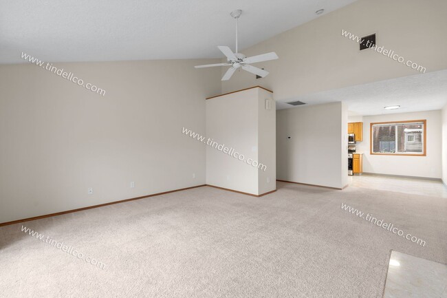 Photo - Queen Jeanette Apartments — Beautiful & Spacious Upstairs 2BR/1BA with Vaulted Ceilings, Gas Fire...