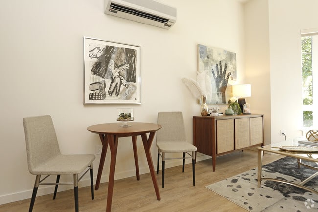 Living Room - One Bedroom - 11 Marché Apartments