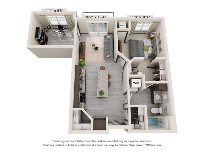 Building Photo - 1 Bedroom + Den/1 Bathroom, Brand-New Apartment Unit APT. D218
