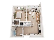 Plano de planta A1 Vine at Panorama