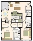 E | 2x2 | 1165 sq ft