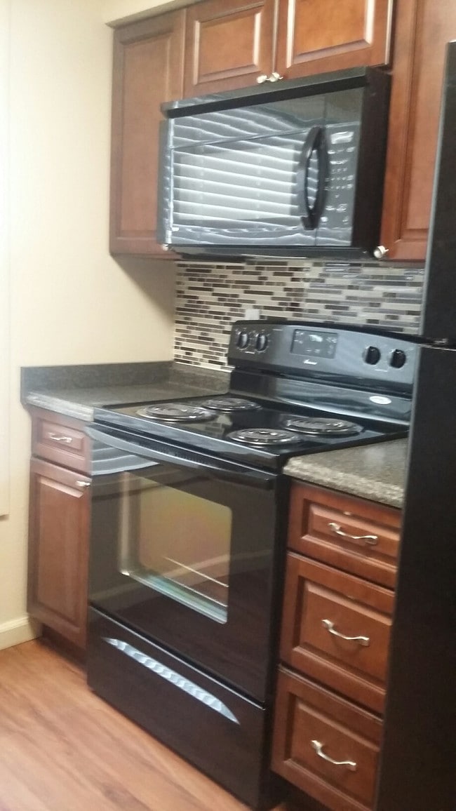 Either Black or Stainless Applicances with ice-maker. - Steeple Club Apartments