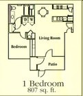 1BR/1BA