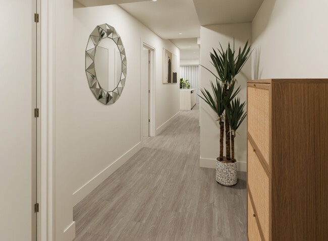 Hallway Rendering - 2 Bedroom