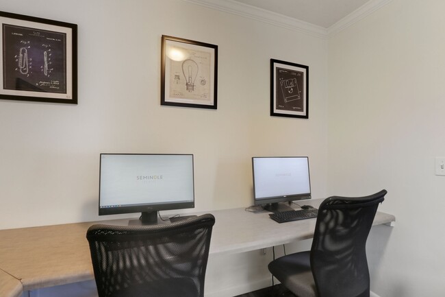 Stay Productive with Our Business Center at Seminole Flatts