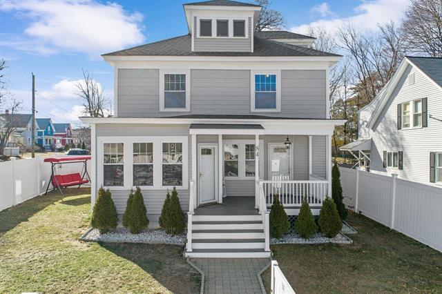 Front (Apt 1 Left / Apt 2 Right) - 84 Kimball St Unit 2