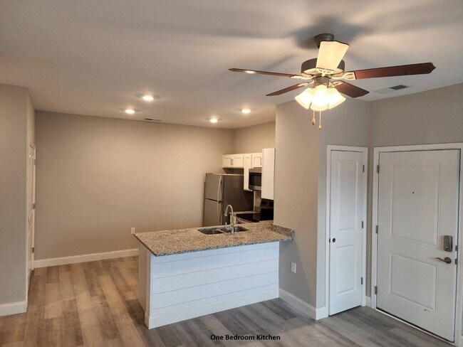 Cocina de 1 dormitorio