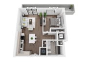 A2 floor plan Grove Central Residences