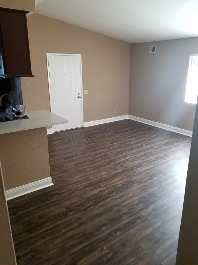 upgraded plank flooring