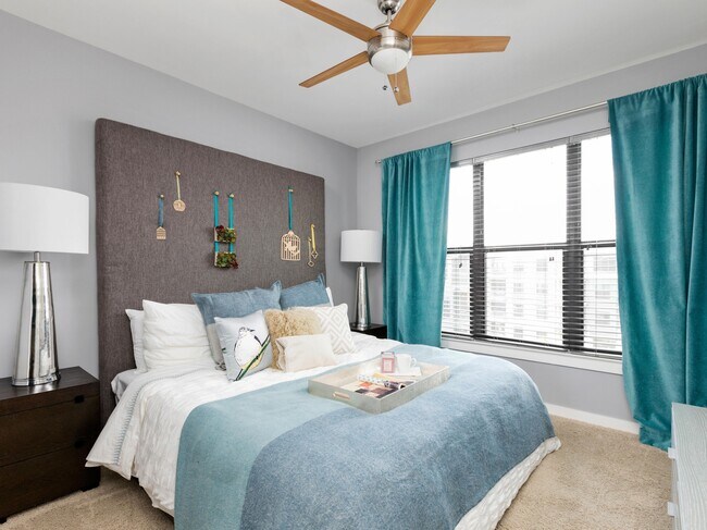 Master Bedroom with Oversized Windows