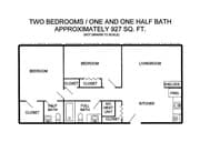2BR/1.5BA