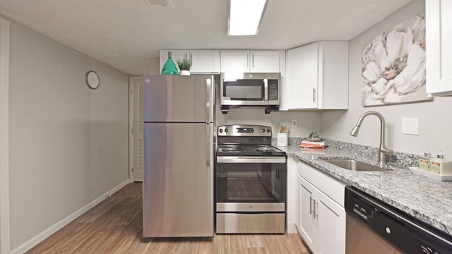 Kitchen + Granite Counters - Avery Rental