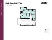 2x2 Balcony A 2-7