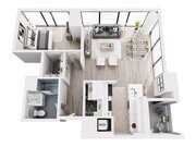 A5 floor plan Lake and Wells