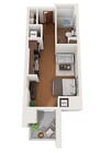 Floor Plan E | Domain | Apartments in Madison, WI