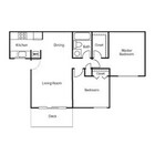 2 Bedroom, 1 Bathroom | 800 Sq. Ft.