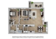2 Bedroom | 2 Bath | 1195 SF