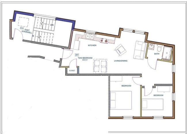 Photo - 2BD/1BA In Richmond Unit Apt 207